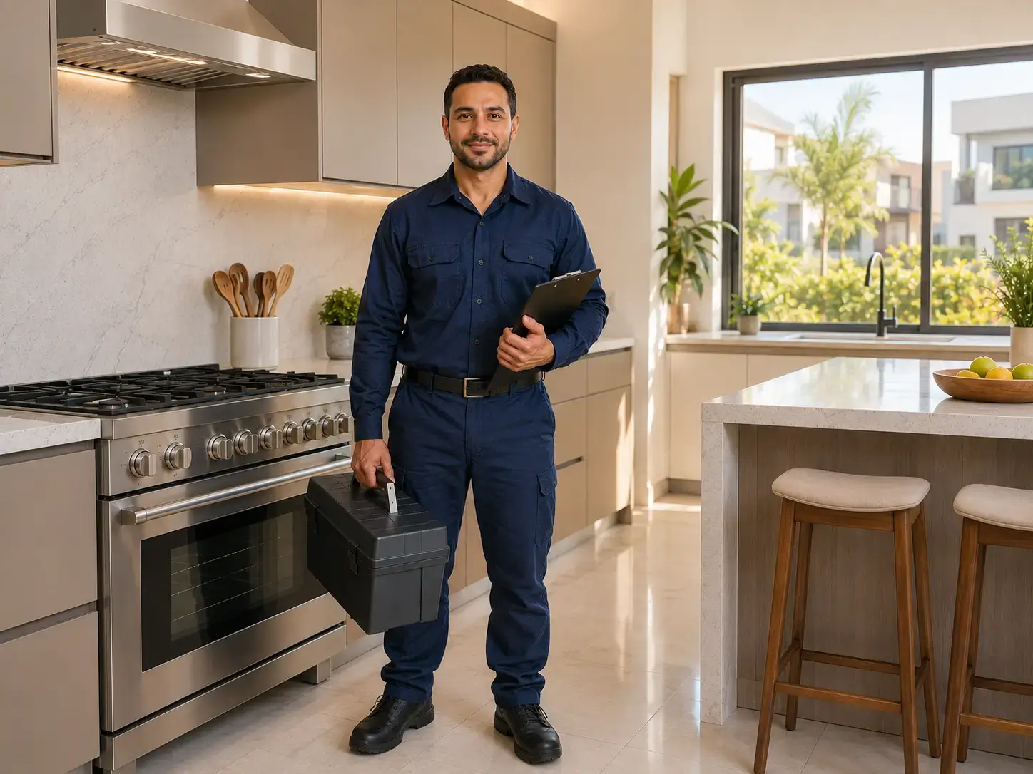 فني BuiltInFix بيصلح جهاز جليم جاز في مدينتي