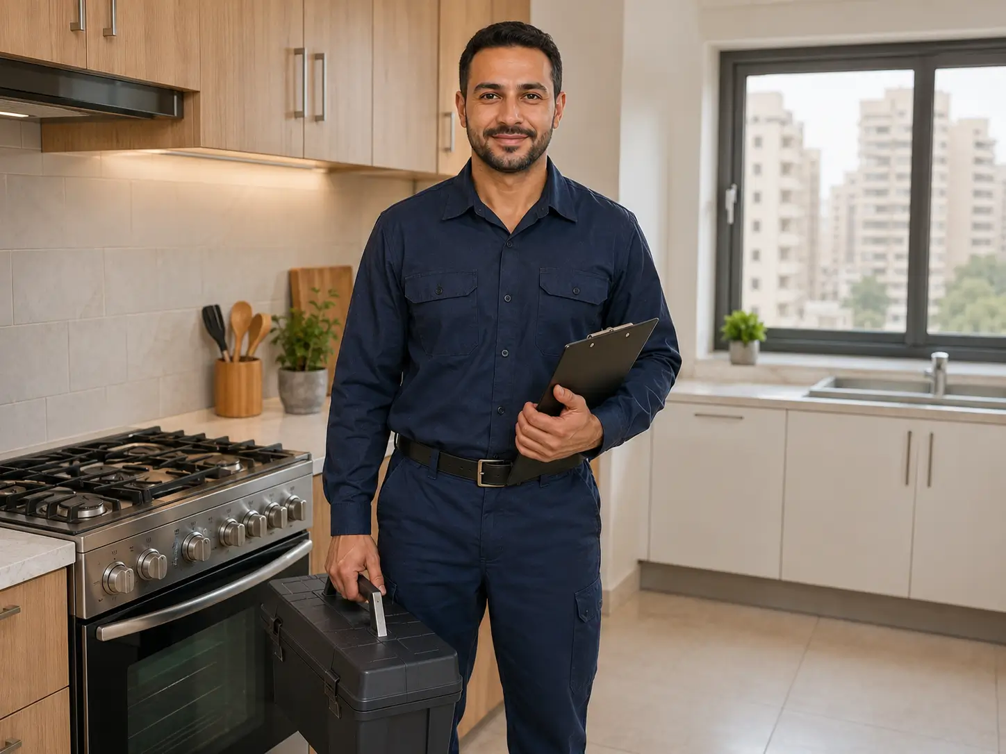 فني BuiltInFix بيصلح جهاز جليم جاز في المهندسين