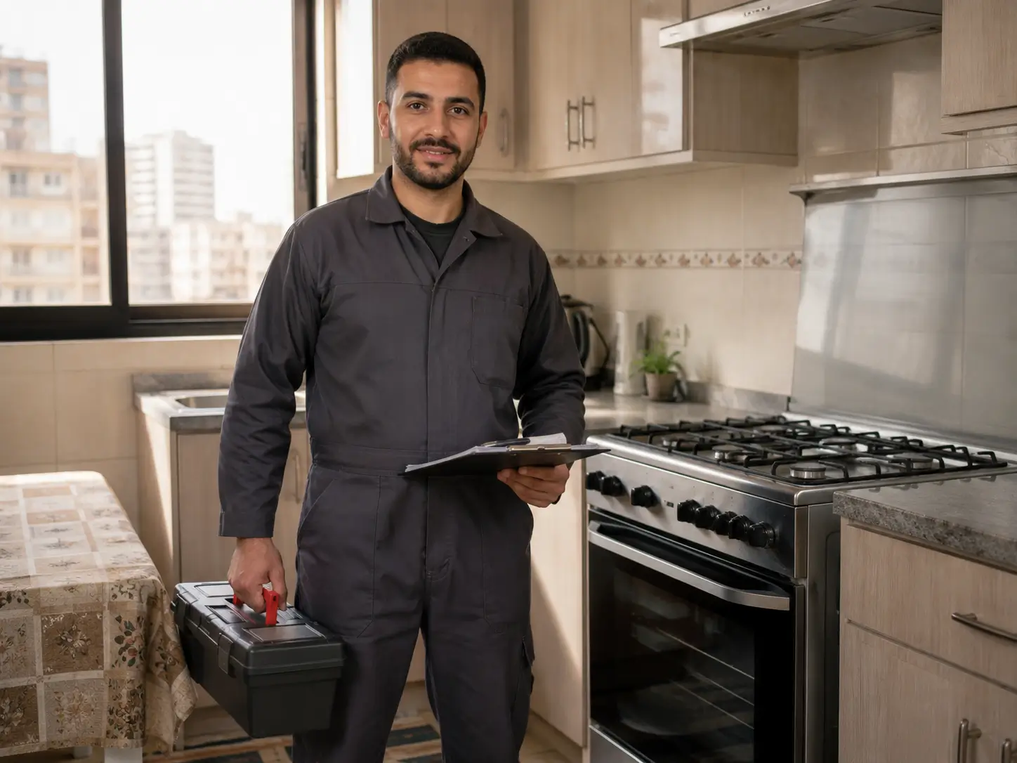فني BuiltInFix بيصلح جهاز جليم جاز في مدينة نصر