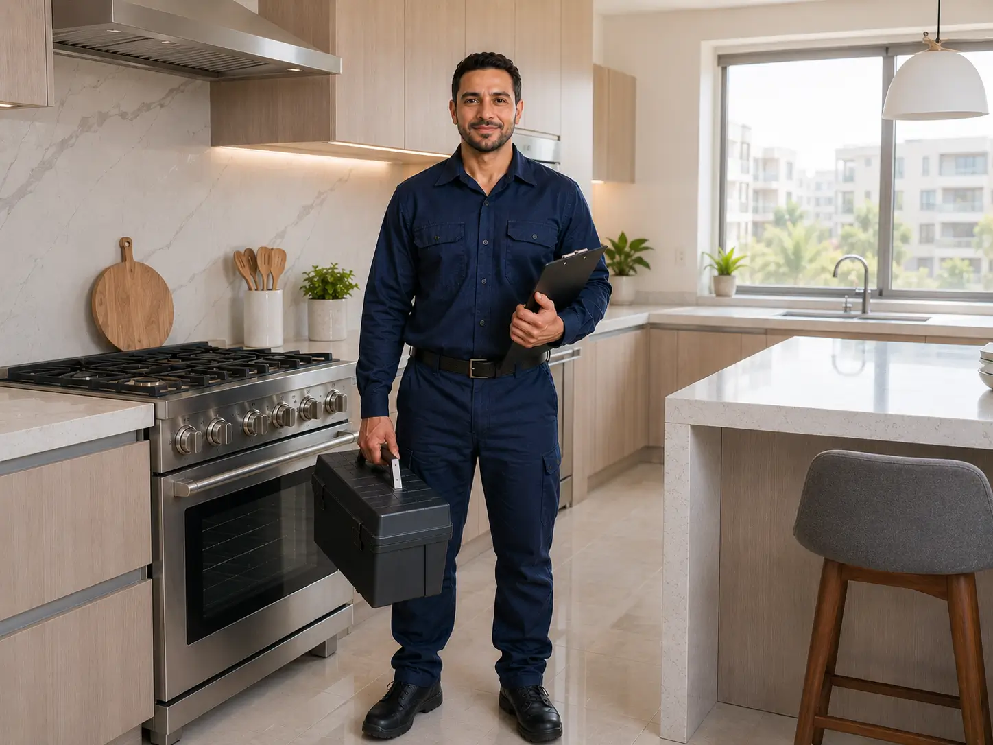 فني BuiltInFix بيصلح جهاز جليم جاز في الشيخ زايد